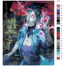 Живопись по номерам BRUSHES-PAINTS Киберпанк Cyberpunk 2077 Valerie V женская ипостась Живопись по номерам BRUSHES-PAINTS Киберпанк Cyberpunk 2077 Valerie V женская ипостась