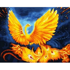 Картина по номерам "Феникс" холст на подрамнике 40х50 см, Paintboy GX43811