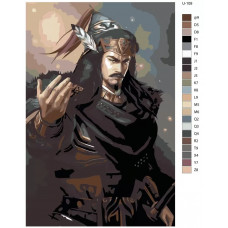 Живопись по номерам BRUSHES-PAINTS Восточные войны. Монарх Мужун Чуй Живопись по номерам BRUSHES-PAINTS Восточные войны. Монарх Мужун Чуй
