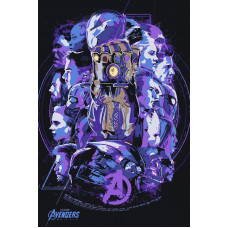Картина по номерам Красиво Красим Мстители - EndGame, 60 х 100 см