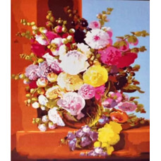 Картина по номерам Menglei Натюрморт с цветами, 40x50