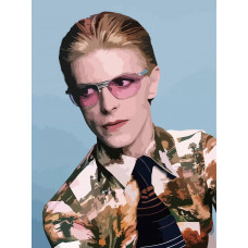 Картина по номерам Бруталити David Bowie 1 на холсте 40x30