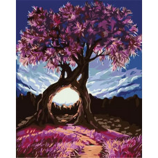 Картина по номерам Живопись по Номерам Розовое дерево, 50x40