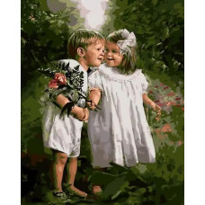 Картина по номерам Цветной Детки, 40x50 см