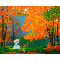 Картина по номерам ВанГогВоМне Яркая осень, 40x50