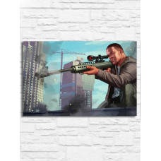 Картина по номерам Бруталити Игра GTA V 8588 Г 30x20 на холсте 20x30 Картина по номерам Бруталити Игра GTA V 8588 Г 30x20 на холсте 20x30