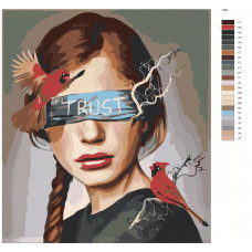 Картина по номерам BRUSHES-PAINTS Т398