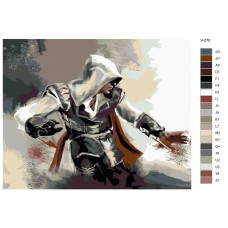Картина по номерам BRUSHES-PAINTS Assassins creed Бесшумное убийство V-270 40x50 см Картина по номерам BRUSHES-PAINTS Assassins creed Бесшумное убийство V-270 40x50 см