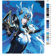 Живопись по номерам BRUSHES-PAINTS Mobile Legends: Ланселот