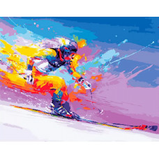 Картина по номерам Paintboy Скорость, 40x50 см