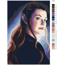 Живопись по номерам BRUSHES-PAINTS Властелин колец Тауриэль