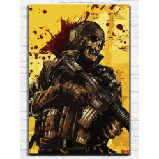Картина по номерам Бруталити Игра call of duty 9401 В на холсте 60 x 40 Картина по номерам Бруталити Игра call of duty 9401 В на холсте 60 x 40