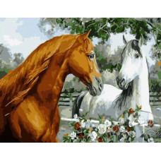 Картина по номерам  Paintboy (Premium) Встреча
