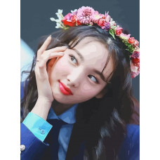 Картина по номерам на холсте TWICE Kpop Nayeon 13 30X40