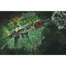 Картина по номерам Бруталити Counter Strike 14 см
