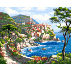 Картина по номерам ВанГогВоМне Райский уголок, 40x50