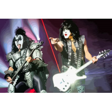 Картина по номерам Бруталити Kiss 2 см