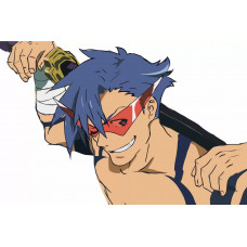 Картина по номерам Бруталити Аниме гуррен лаганн gurren lagann 2402 40х60 см