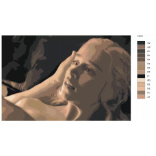 Картина по номерам BRUSHES-PAINTS Эмилия Кларк - Дейенерис Таргариен Y872 40x60 см Картина по номерам BRUSHES-PAINTS Эмилия Кларк - Дейенерис Таргариен Y872 40x60 см