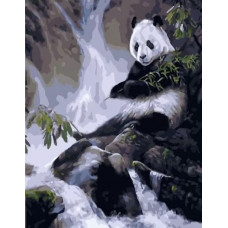 Картина по номерам Paintboy Панда, 30x40