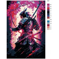 Картина по номерам BRUSHES-PAINTS Самурай S-697 60x90 см