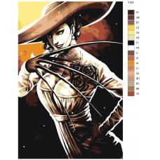 Живопись по номерам BRUSHES-PAINTS Леди Демитреску во всей красе