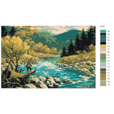 Живопись по номерам BRUSHES-PAINTS Репродукция картины - Рыбалка. xудожник Артур Сарон Сарнофф Живопись по номерам BRUSHES-PAINTS Репродукция картины - Рыбалка. xудожник Артур Сарон Сарнофф