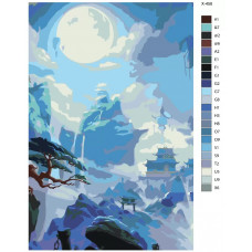Живопись по номерам BRUSHES-PAINTS Японская Православная Церковь