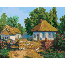 Картина по номерам Живопись по Номерам Летом в деревне, 40x50