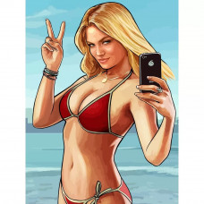 Картина по номерам Бруталити GTA 5 13 на холсте 40x30
