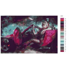 Живопись по номерам BRUSHES-PAINTS Киберпанк Cyberpunk 2077 Живопись по номерам BRUSHES-PAINTS Киберпанк Cyberpunk 2077