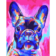 Живопись по номерам Paintboy Взгляд французского бульдога 40x50