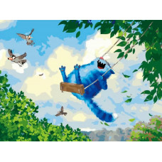 Картина по номерам Paintboy Original Ура! Каникулы, 30x40 см