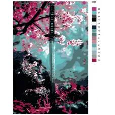 Картина по номерам BRUSHES-PAINTS Самурай S-685 50x70 см