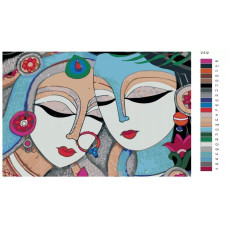 Живопись по номерам BRUSHES-PAINTS Сестры