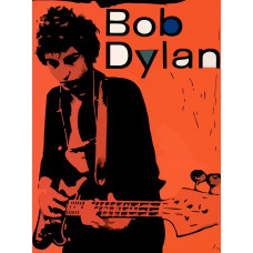 Картина по номерам Бруталити Bob Dylan 1 на холсте 40x30