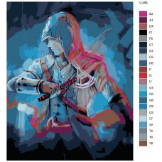 Живопись по номерам BRUSHES-PAINTS Assassins creed Ассасин крид