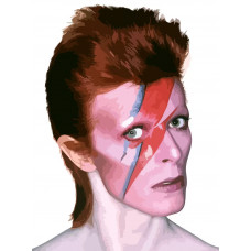 Картина по номерам Бруталити David Bowie 4 на холсте 40x30