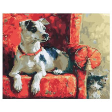 Картина по номерам Paintboy GX 32455 Тайный наблюдатель 40*50