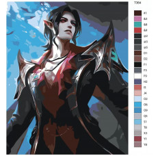 Живопись по номерам BRUSHES-PAINTS Mobile Legends: СЕСИЛИОН