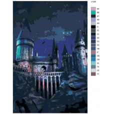 Живопись по номерам BRUSHES-PAINTS Гарри Поттер (Harry Potter). Ночной xогвартс Живопись по номерам BRUSHES-PAINTS Гарри Поттер (Harry Potter). Ночной xогвартс