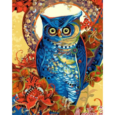 Картина по номерам  Mantra Art Сова