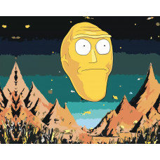 Картина по номерам «Рик и Морти: Пора швифтануться», rickmorty-008