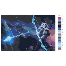 Живопись по номерам BRUSHES-PAINTS League of Legends компьютерная игра. Эш Фрельйорд Живопись по номерам BRUSHES-PAINTS League of Legends компьютерная игра. Эш Фрельйорд