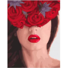 Картина по номерам Paintboy PK 45061 Красная шляпка 40*50 Эксклюзив
