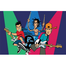 Картина по номерам Бруталити Музыка Blink 182 Поп Арт 7309 Г 60x40 см