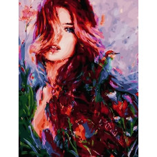 Картина по номерам Paintboy Прекрасная муза, 40x50 см