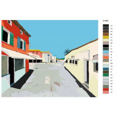 Картина по номерам BRUSHES-PAINTS Франция Городской пейзаж U-856 40x50 см Картина по номерам BRUSHES-PAINTS Франция Городской пейзаж U-856 40x50 см
