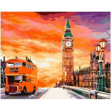 Картина по номерам Paintboy Original GX 39203 Путешествие в Лондон 40x50см Картина по номерам Paintboy Original GX 39203 Путешествие в Лондон 40x50см