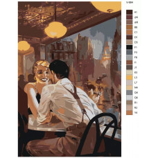 Живопись по номерам BRUSHES-PAINTS Мгновение романтики